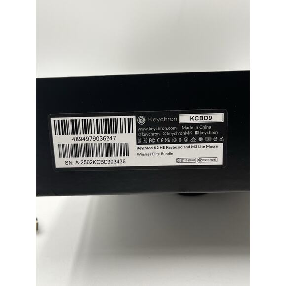 Keychron K2 HE Keyboard and M3 Lite Mouse Wood Frame Wireless Elite Bundle - Picture 6 of 6